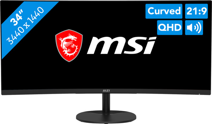 MSI PRO MP341CQ E12 Curved Main Image