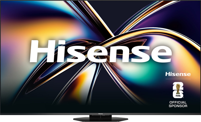 Hisense 65'' ULED Mini-Led U8Q (2025) + Hisense AX3120Q voorkant