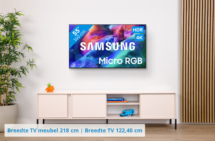 Samsung Micro RGB 55" R85H (2026) visual Coolblue 1