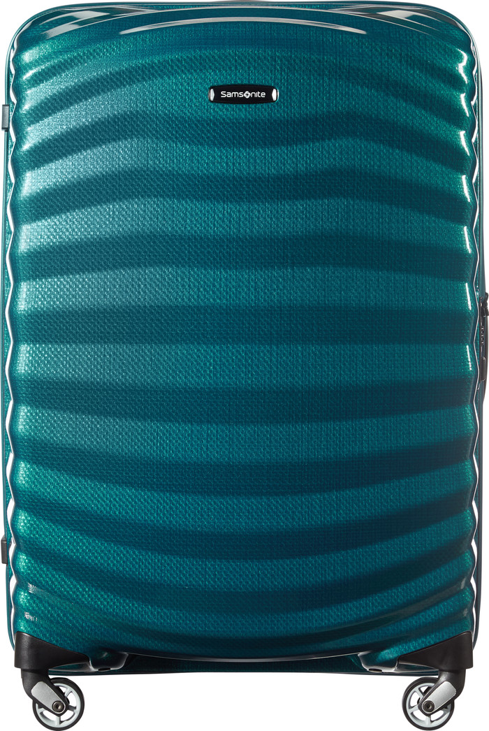 Samsonite Lite-Shock Spinner 81cm Petrol Blue front