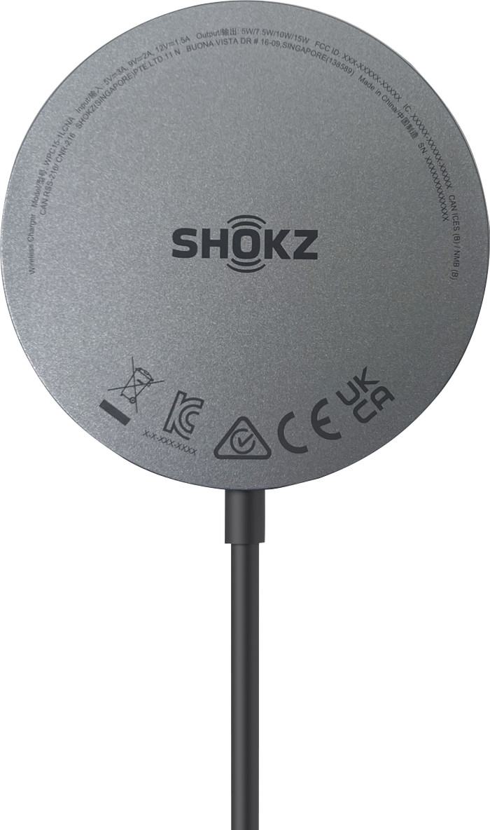 Shokz OpenFit Pro Draadloze Oplader 15W voorkant