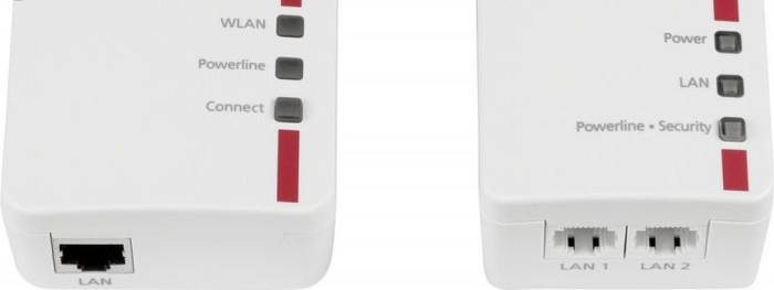 AVM FRITZ!Powerline 1260E WLAN Set International WiFi 1,200Mbps 2 adapters bottom