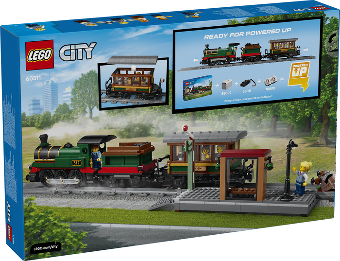 LEGO City Vintage stoomtrein 60511 verpakking