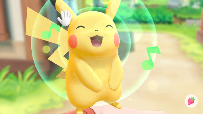 Pokemon Let's Go Pikachu Nintendo Switch product in gebruik