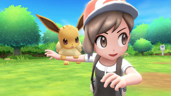 Pokemon Let's Go Pikachu Nintendo Switch product in gebruik