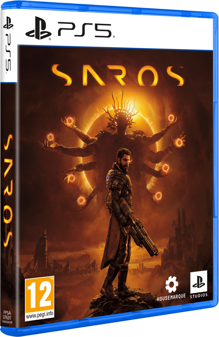 Saros PS5 packaging