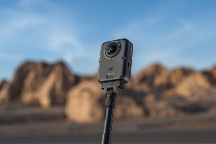 DJI Osmo 360 II Adventure Combo product in gebruik