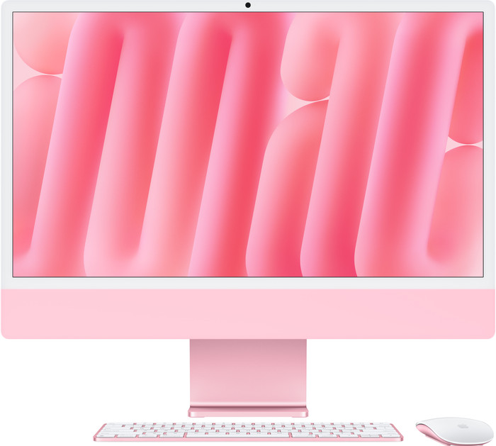 Apple iMac 24 inch M4 (10 core CPU/10 core GPU) 16GB/512GB Roze QWERTY Main Image