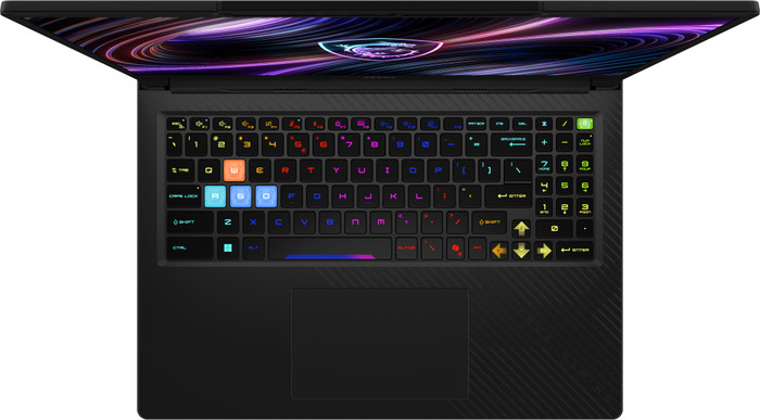 MSI Raider 16 OLED HX B2WH-041NL bovenkant