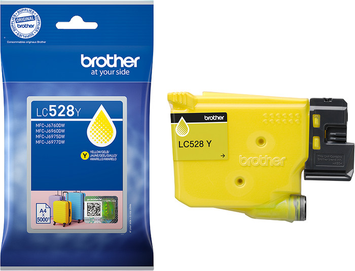 Brother LC-528 cartridge geel verpakking