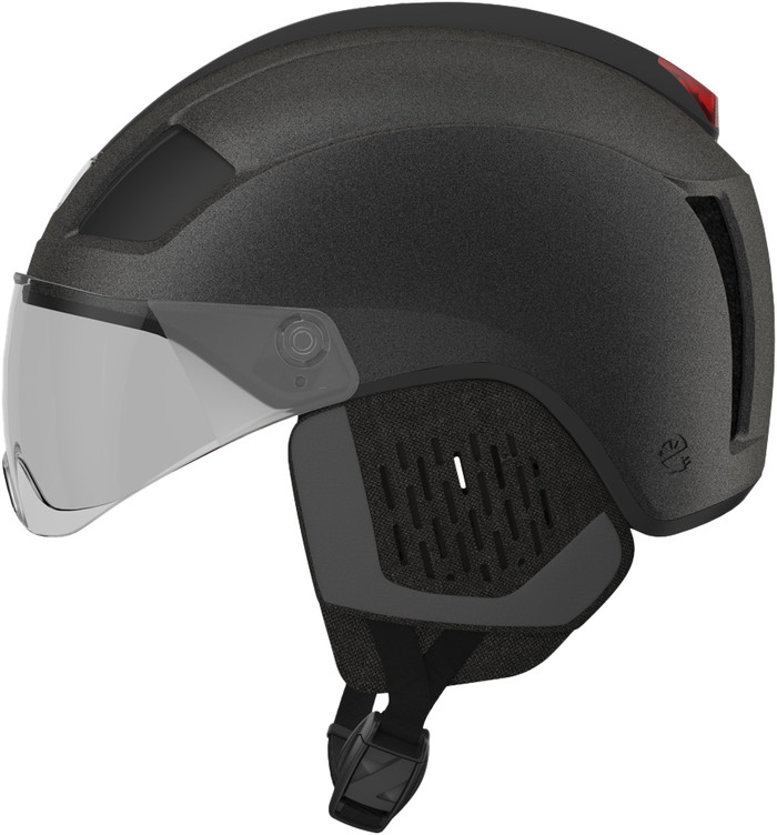 Lazer Nova KinetiCore Zwart S rechterkant