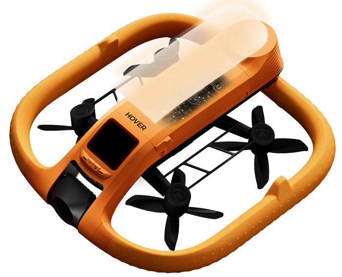 HOVERAir Aqua Basic Combo linkerkant