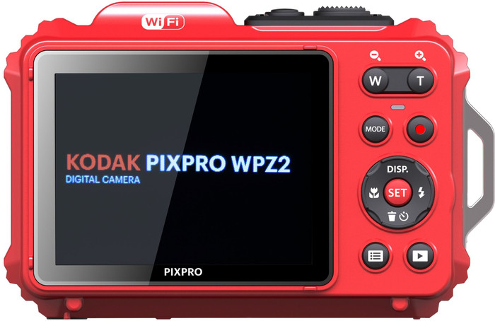 Kodak Pixpro WPZ2 Underwater Camera Red back