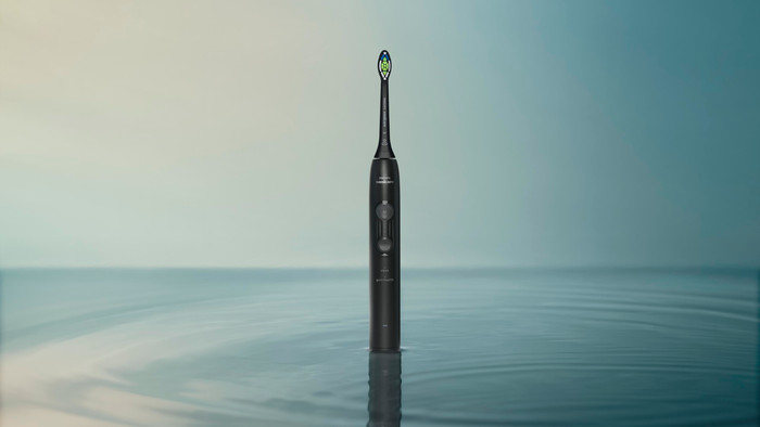 Philips Sonicare 4100 Series HX4042/52 Zwart product in gebruik