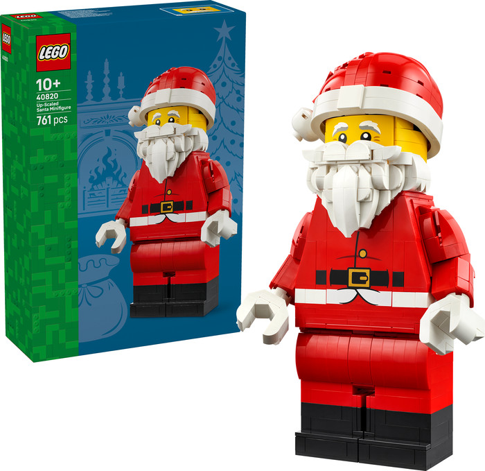 LEGO Grote Minifiguur van de Kerstman 40820 rechterkant