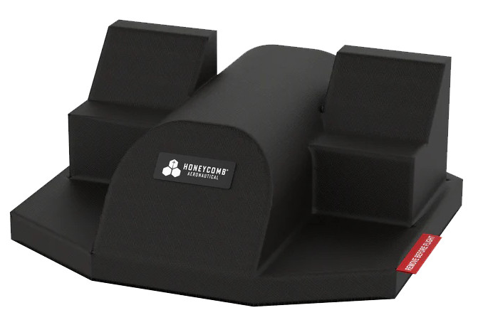 Honeycomb Dust Cover Charlie Rudder Pedals PC front