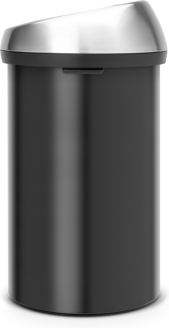 Brabantia Touch Bin 60 Liter Matt Black Fingerprint Proof + Vuilniszakken (120 stuks) null