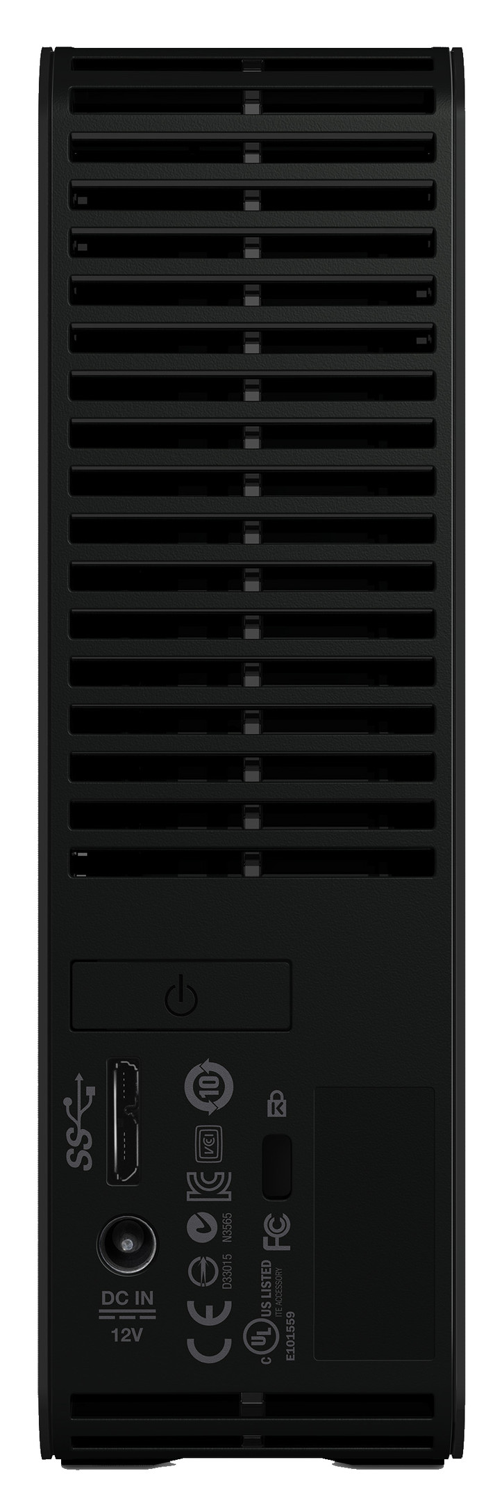WD Elements Desktop 22TB achterkant