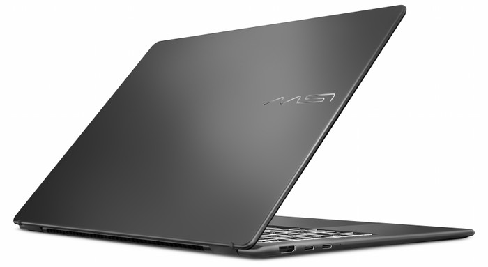 MSI Prestige 14 AI+ OLED D3MG-450NLN QWERTY achterkant