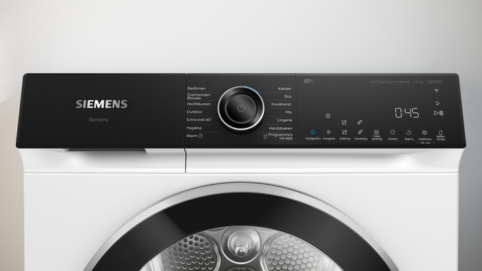 Siemens WQ45H2B7NL SelfCleaning Condenser product in gebruik