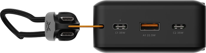 Xtorm NextGen 35W Powerbank 20.000 mAh Zwart voorkant