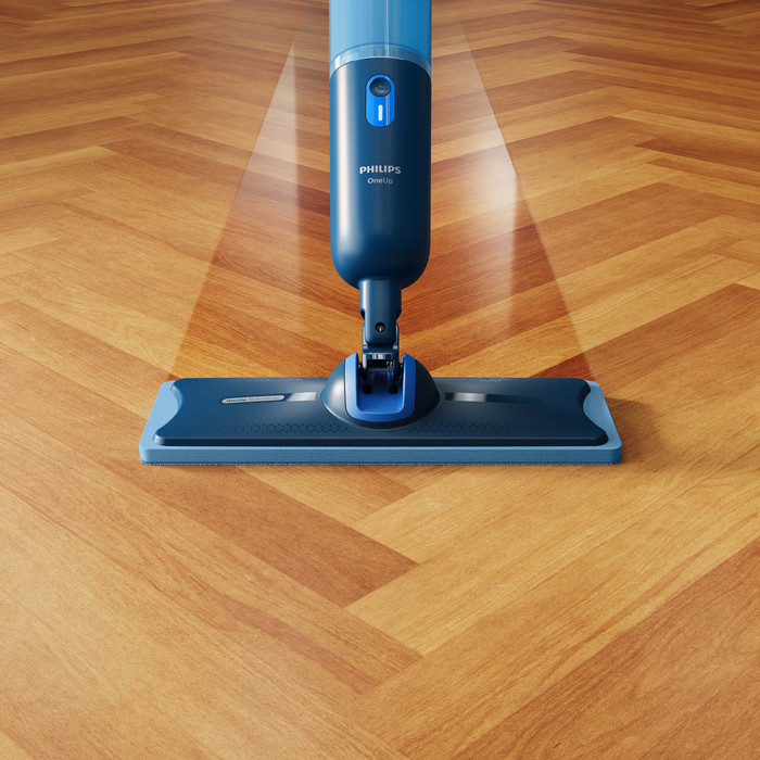 Philips OneUp Dweildoek XV1884/10 product in gebruik