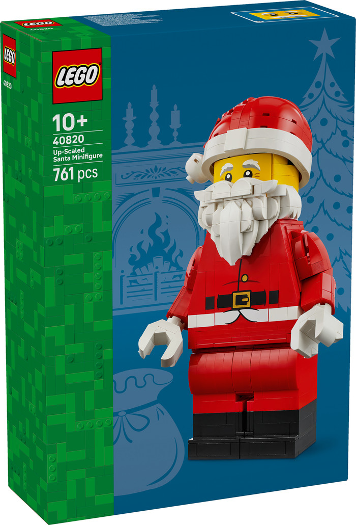 LEGO Grote Minifiguur van de Kerstman 40820 verpakking