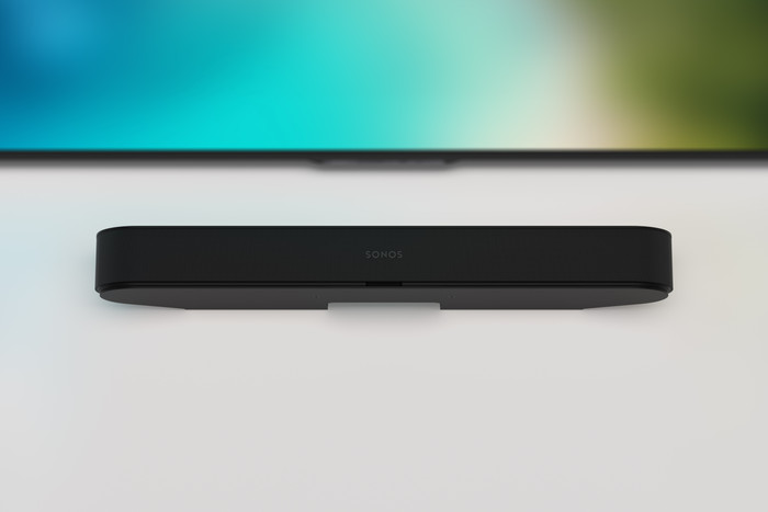 Sonos Beam Wallmount Zwart product in gebruik