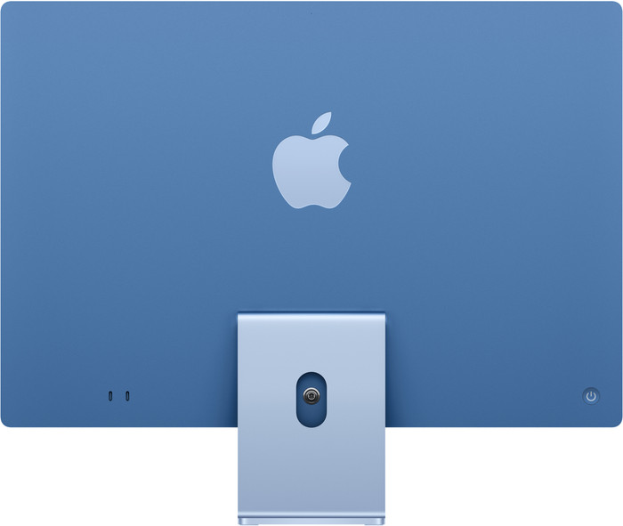 Apple iMac M6 (10 CPU / 10 GPU) 16GB/256GB Blauw QWERTY achterkant