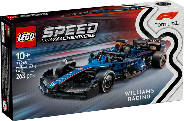 LEGO Speed Champions Williams Racing FW46 F1 Race Car 77249 packaging