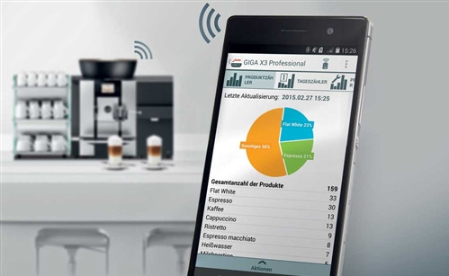 JURA Smart Connect product in gebruik