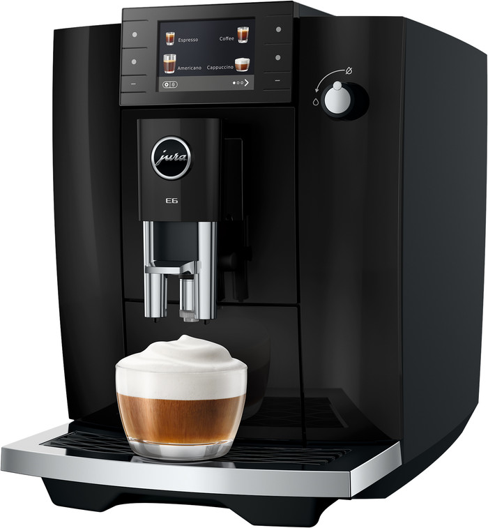 JURA E6 Piano Black (ED) rechterkant