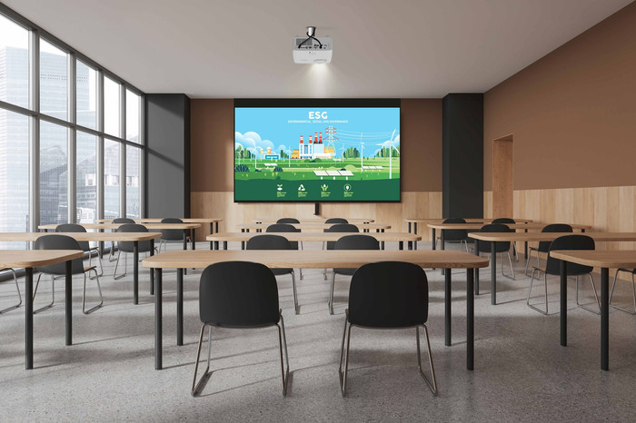 Optoma HZ151X product in gebruik