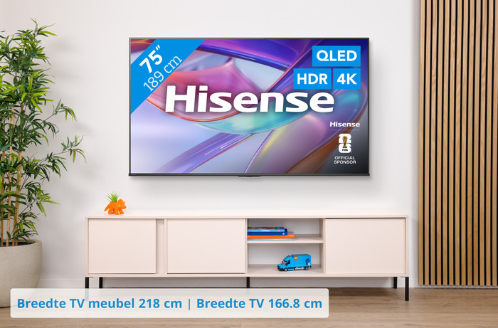 Hisense QLED 75" E79S (2026) visual Coolblue 1