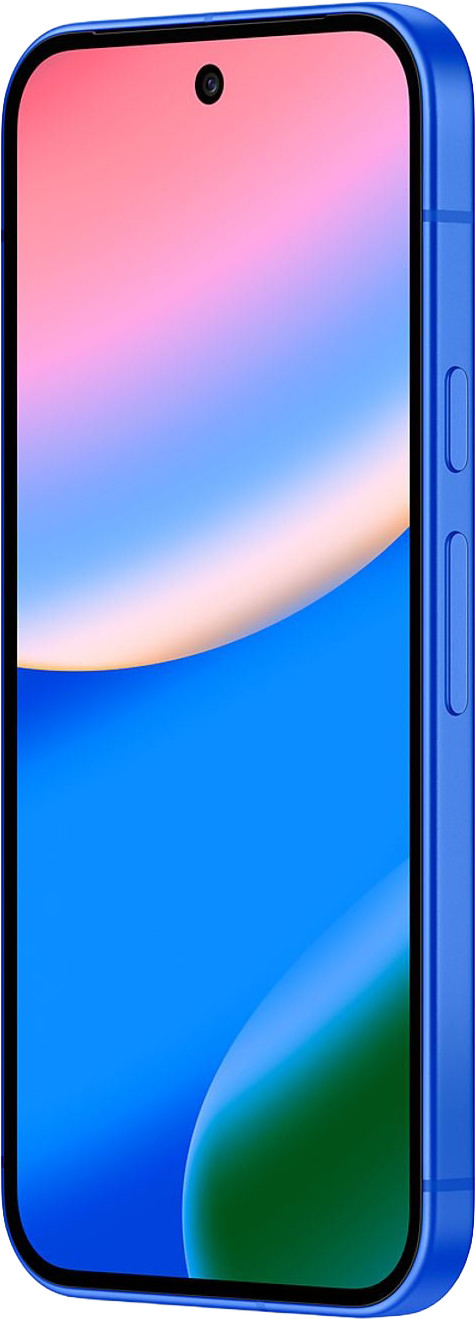Google Pixel 10 128GB Blauw 5G linkerkant