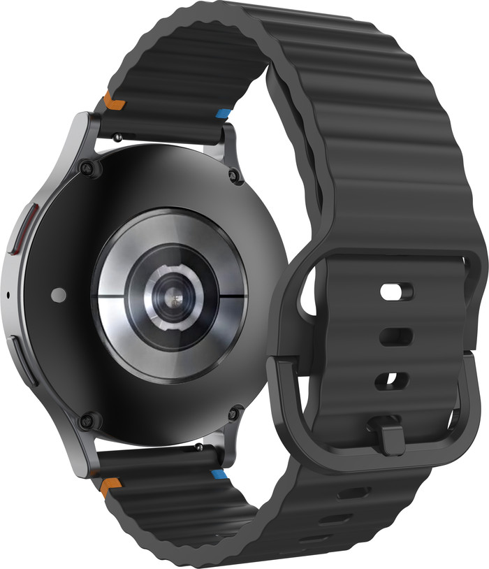 Just in Case Siliconen Bandje Zwart voor Garmin Venu 3S / 4 41mm detail