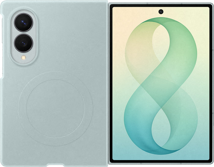 Samsung Galaxy Z Fold 8 Siliconen Back Cover met Magneet Groen Main Image