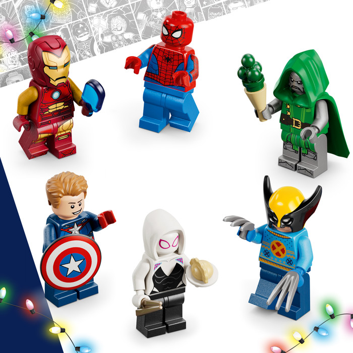 LEGO Marvel Adventskalender 2026 76340 detail