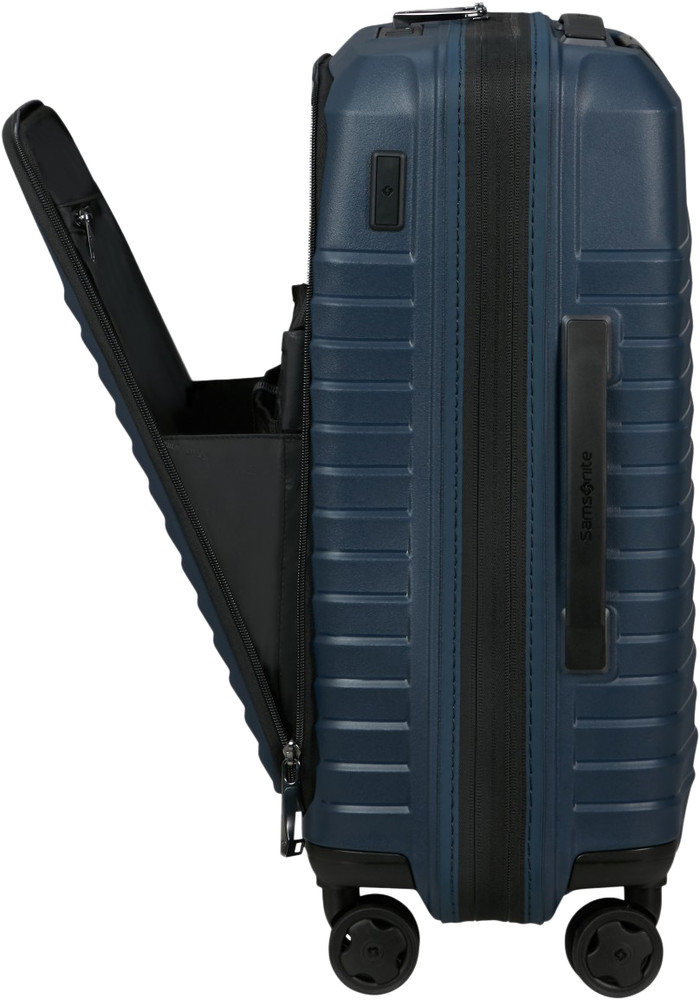 Samsonite Intuo Spinner Easy Access Expandable 55cm Blue rechterkant