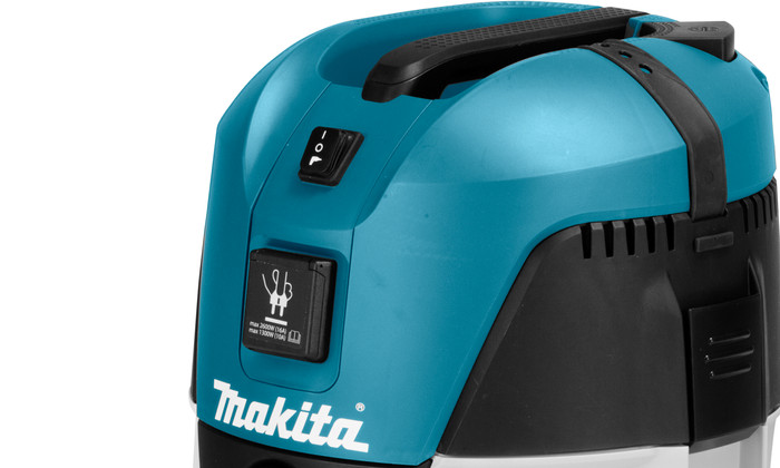 Makita VC2512L + vacuum cleaner bags (5x) detail