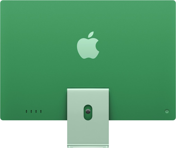 Apple iMac 24 inch M4 (10 core CPU/10 core GPU) 24GB/512GB Groen QWERTY achterkant