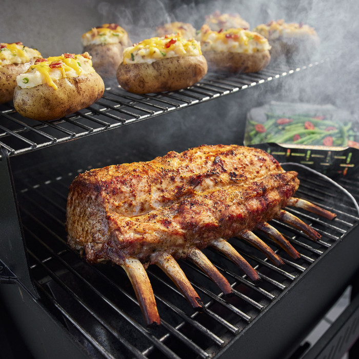 Weber Searwood XL product in gebruik