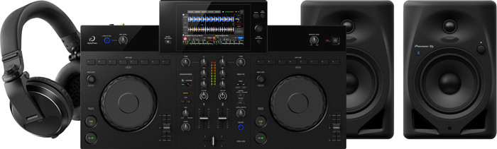 Alpha Theta XDJ-AN + Pioneer DJ DM-50D-BT Zwart + Pioneer DJ HDJ-X7 Main Image