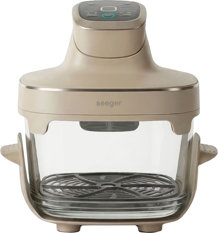 Seeger SGR1050SB Glass Air Fryer Beige Main Image