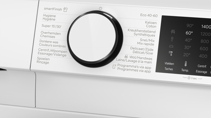 Siemens WG34J200FG smartFinish detail