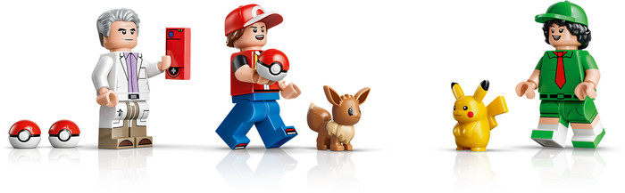 LEGO Pokémon Pokéball met Trainer scènes 72154 detail