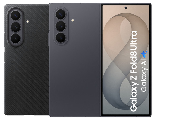 Samsung Galaxy Z Fold 8 Ultra 512GB Zwart 5G + Carbon Back Cover met Magneet Zwart Main Image