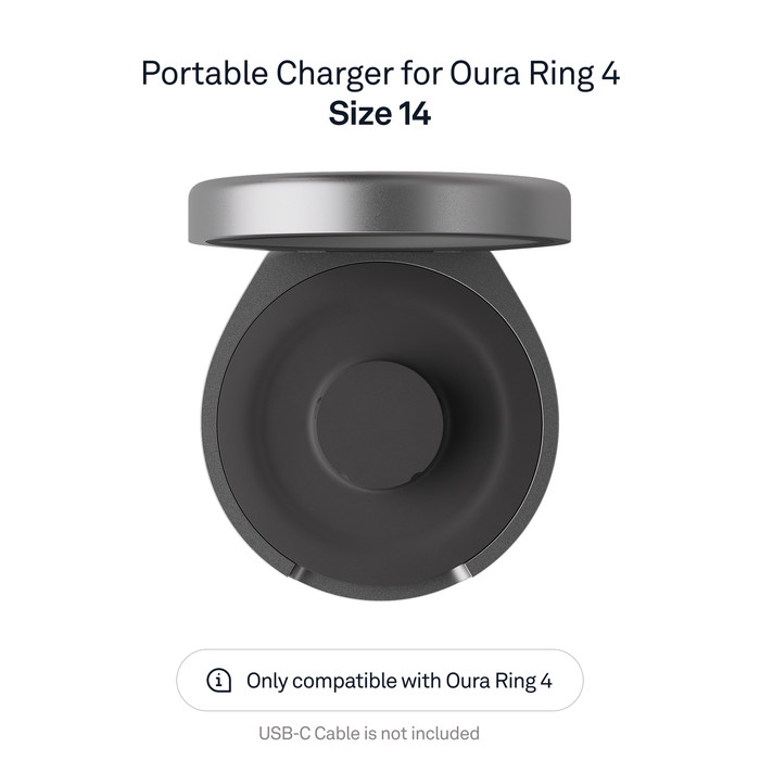 Oura Ring 4 Wireless Charging Case Size 14 visual supplier