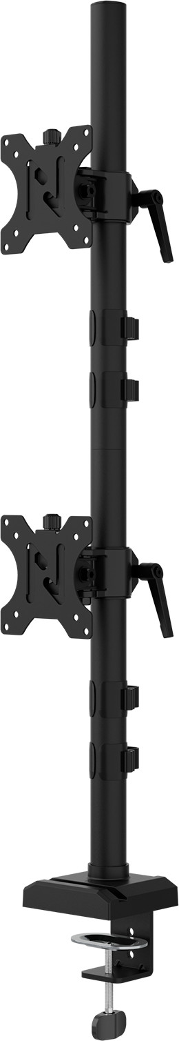 Neomounts NERO DS60-600BL2V Monitorarm Zwart detail