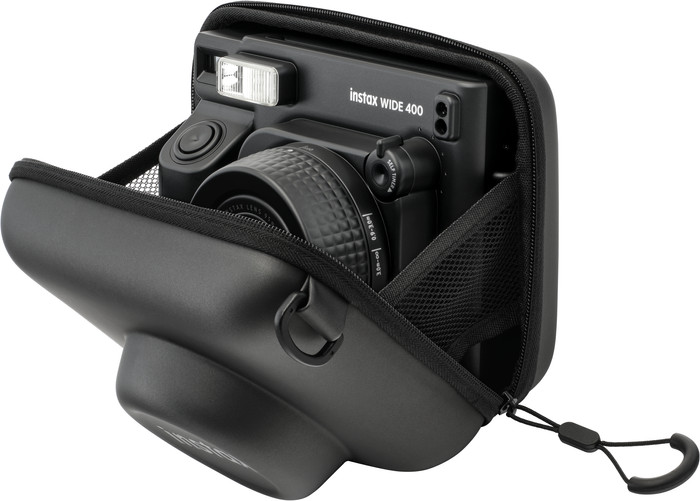 Fujifilm Instax Wide 400 Case Jet Black binnenkant